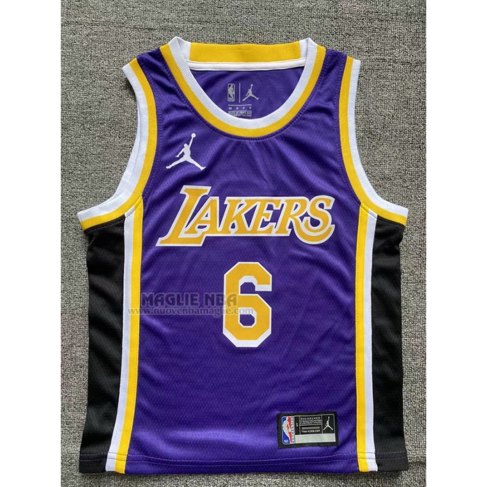 Maglia
 LeBron James NO 6 Bambino
 Los Angeles Lakers Statement Viola

